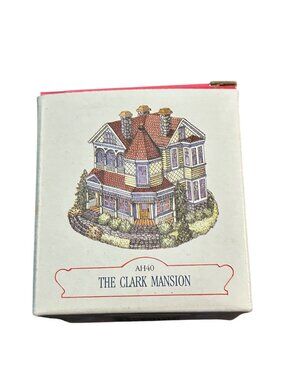 The Clark Mansion AH40 Collectible With Original Box Liberty falls collection